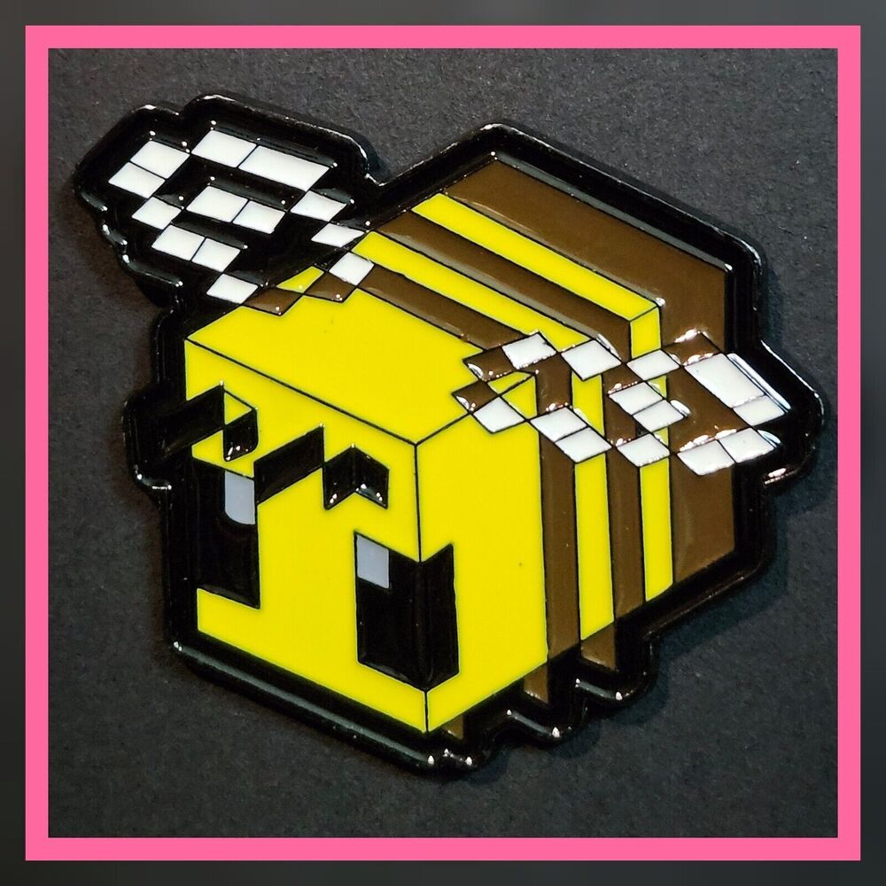 Minecraft BIG Bee 2" Enamel Pin